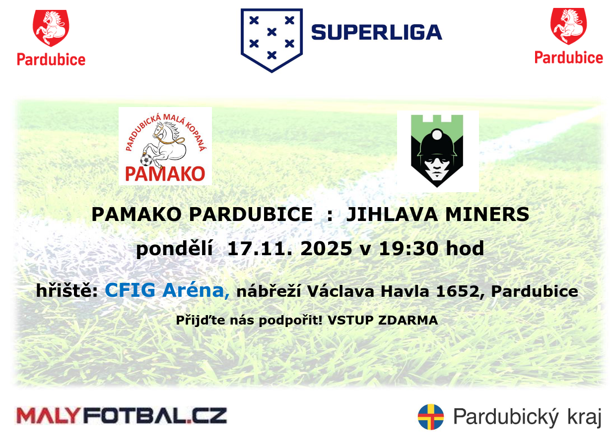 pamako pardubice jihlava miners